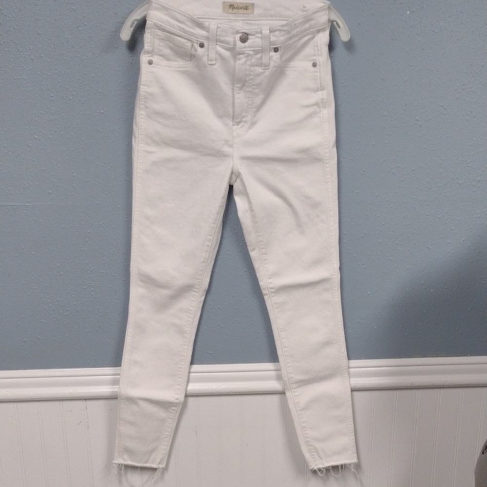 NEW, Madewell White High Waist Jeans.  Festival, Casual.